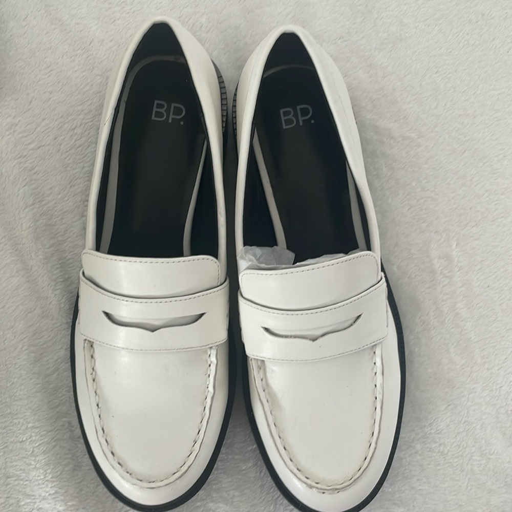 BP White Loafers